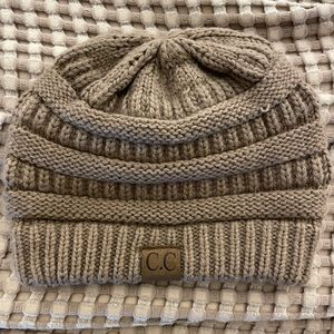 C.C. Brown beanie